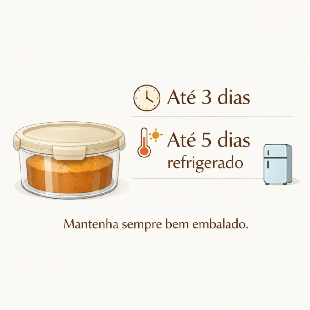 Como armazenar bolo caseiro mantendo a maciez.