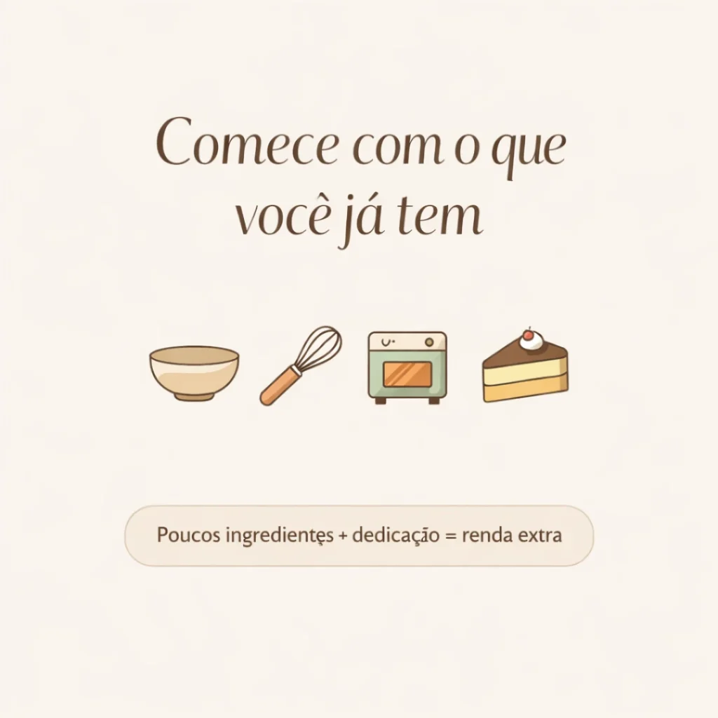 Receita de bolo caseiro fácil para vender e gerar renda extra