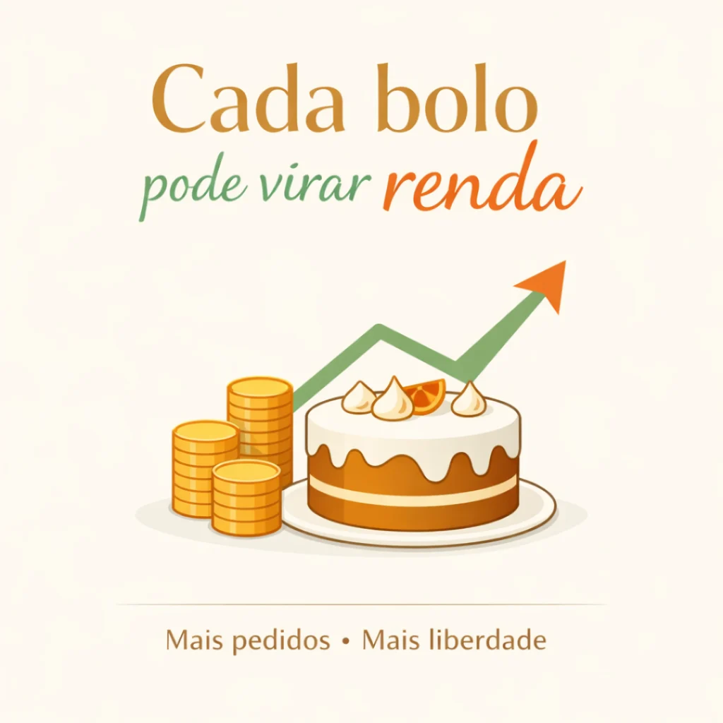 Cada bolo caseiro pode gerar uma nova oportunidade de renda