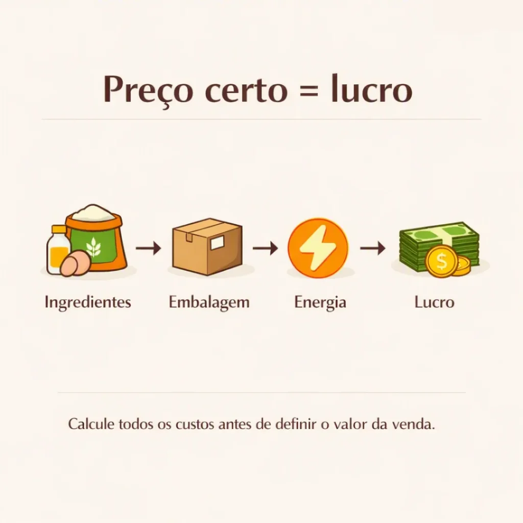 Cálculo correto do preço ajuda a aumentar o lucro dos bolos