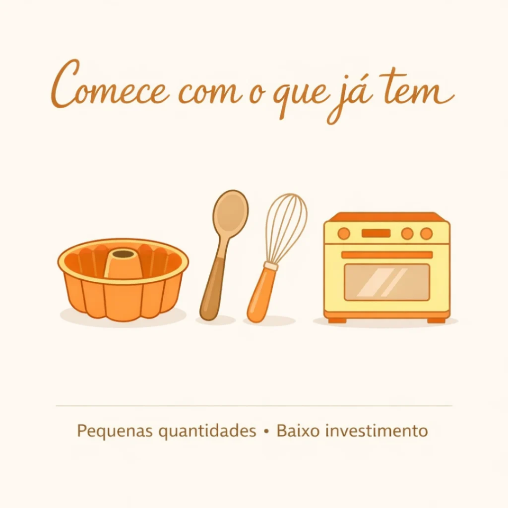 Comece a vender bolos caseiros com os utensílios que já possui