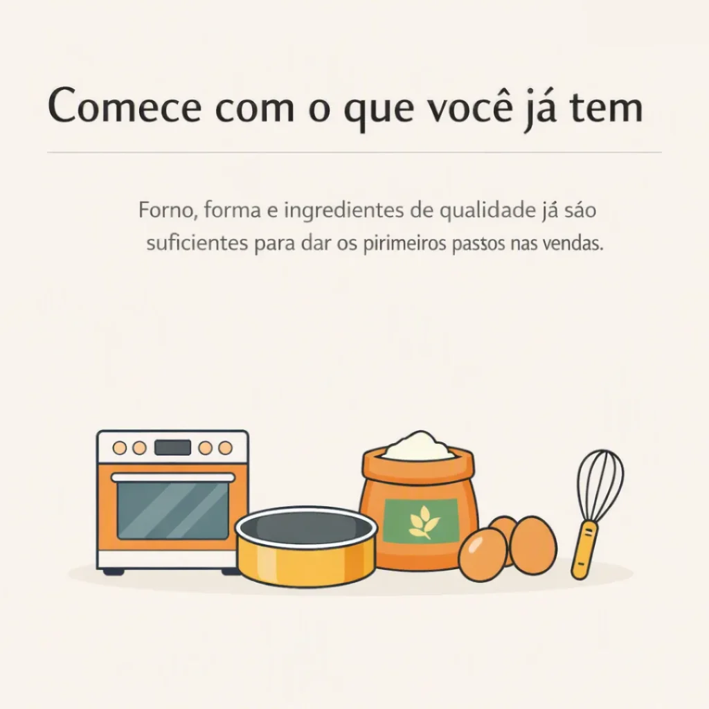 Como começar a vender bolos usando ingredientes e utensílios simples