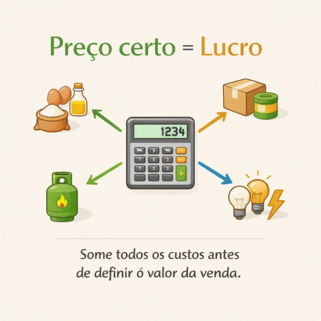 Como calcular o preço do bolo caseiro simples para vender