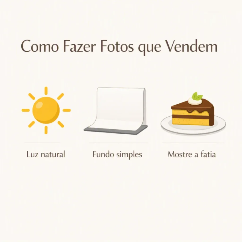 Dicas para fotografar bolo caseiro para vender com qualidade.