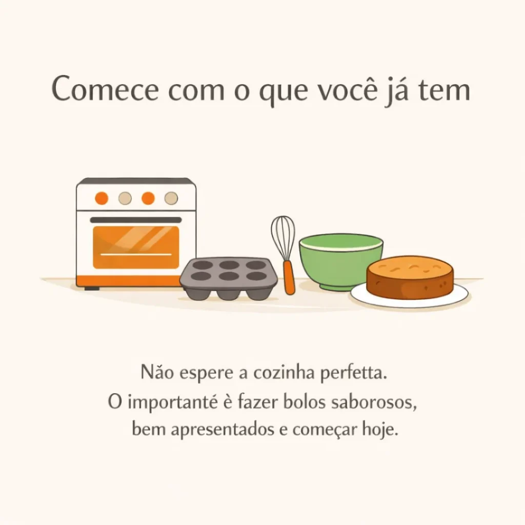 Como vender bolo caseiro em casa usando os utensílios que você já possui.
