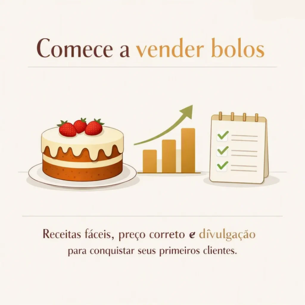 Método para vender bolo caseiro simples e aumentar a renda