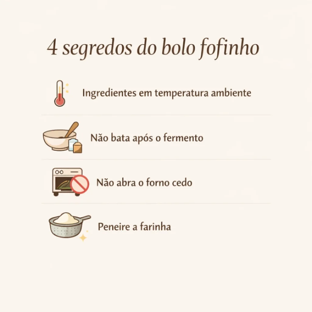 Dicas para fazer bolo caseiro fofinho e saboroso