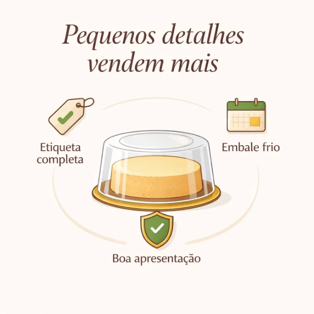 Dicas para embalar e vender bolo caseiro sem cobertura