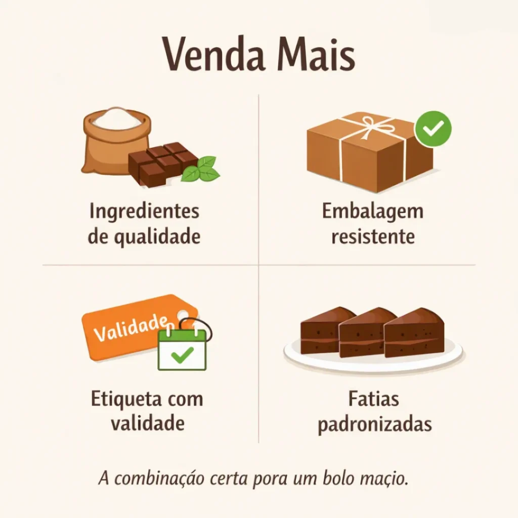 Dicas para vender bolo caseiro com mais qualidade e valor.