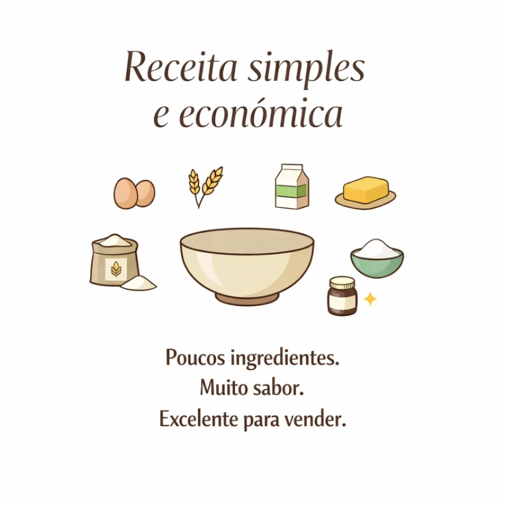 Modo de preparo de bolo caseiro fácil para vender