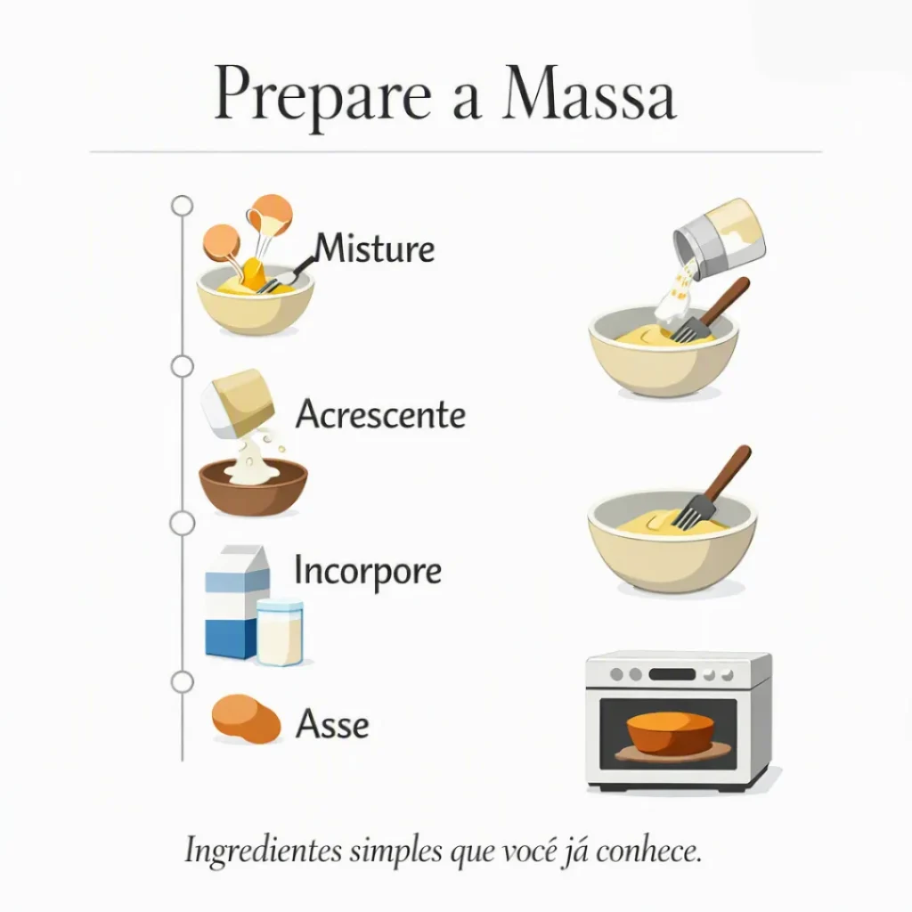Modo de preparo do bolo caseiro simples para vender em fatias
