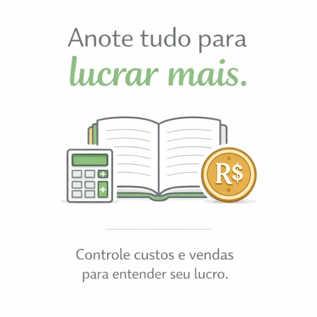 Organização financeira para lucrar com bolos caseiros
