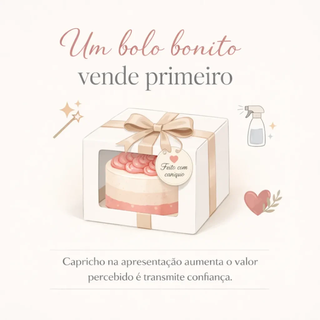 A emoção de vender o primeiro bolo caseiro e conquistar clientes.