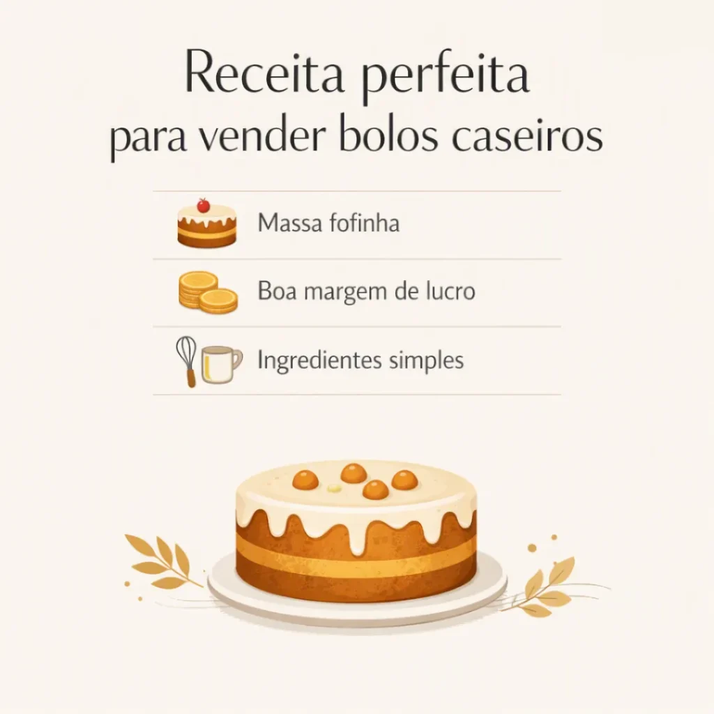 Receita de bolo caseiro fofinho ideal para vender e lucrar