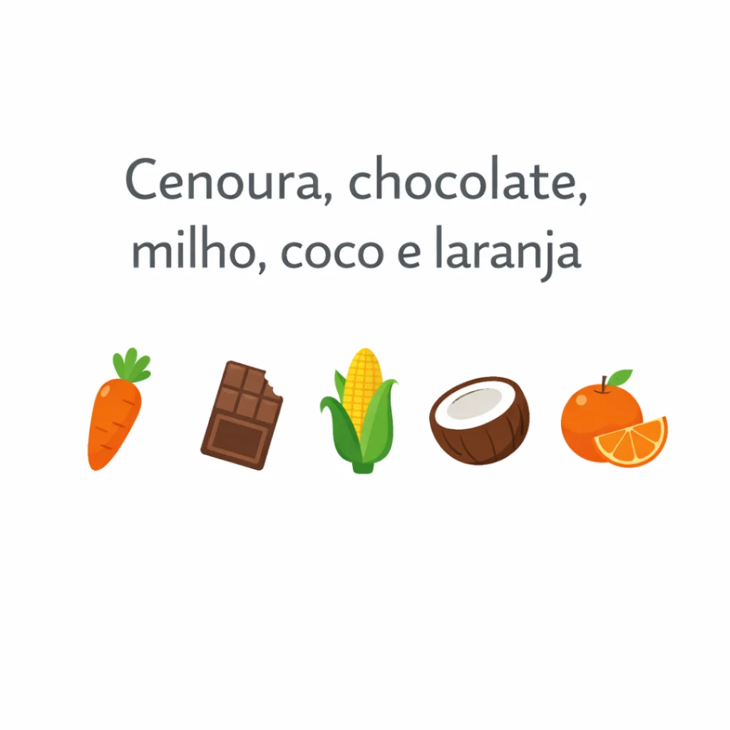 Sabores de bolo caseiro para vender como cenoura, chocolate, milho, coco e laranja.
