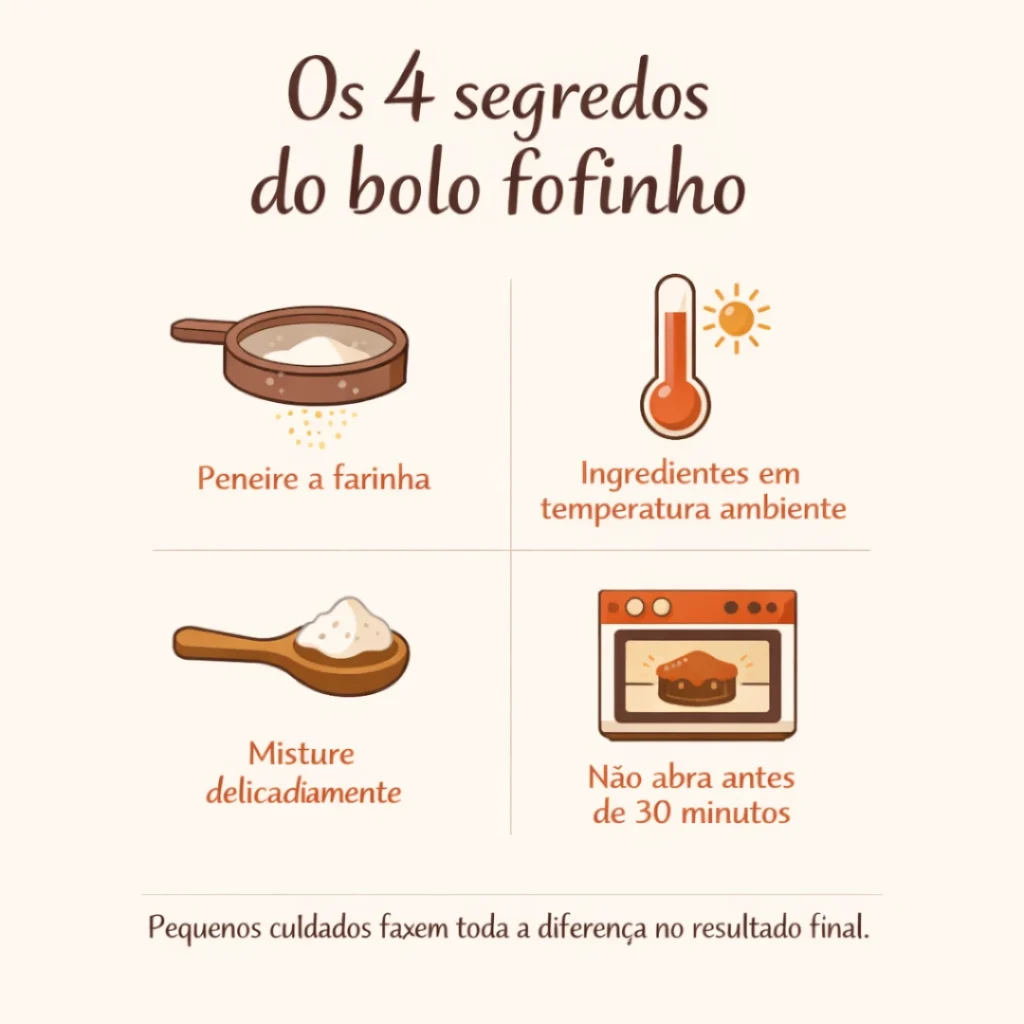 Dicas para fazer bolo caseiro fofinho e conquistar mais clientes.