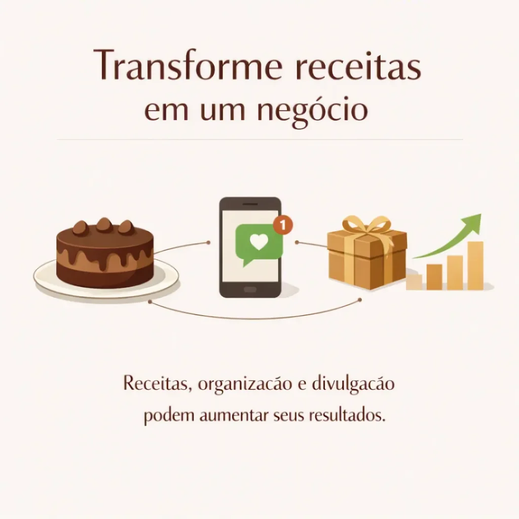 Estratégias para transformar receitas de bolo em fonte de renda.