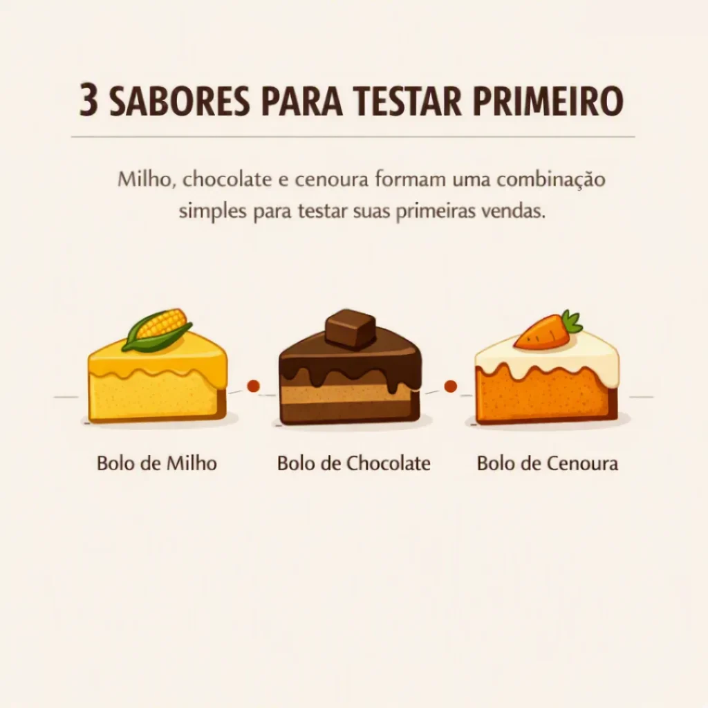 Três sabores de bolo caseiro para testar primeiro