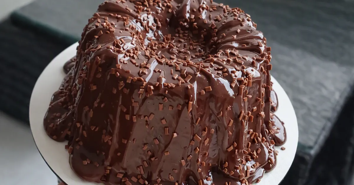 Bolo de chocolate caseiro para vender