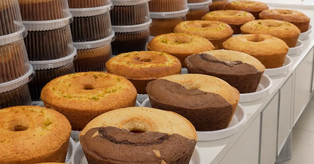 Bolos caseiros de diferentes sabores para fazer e vender