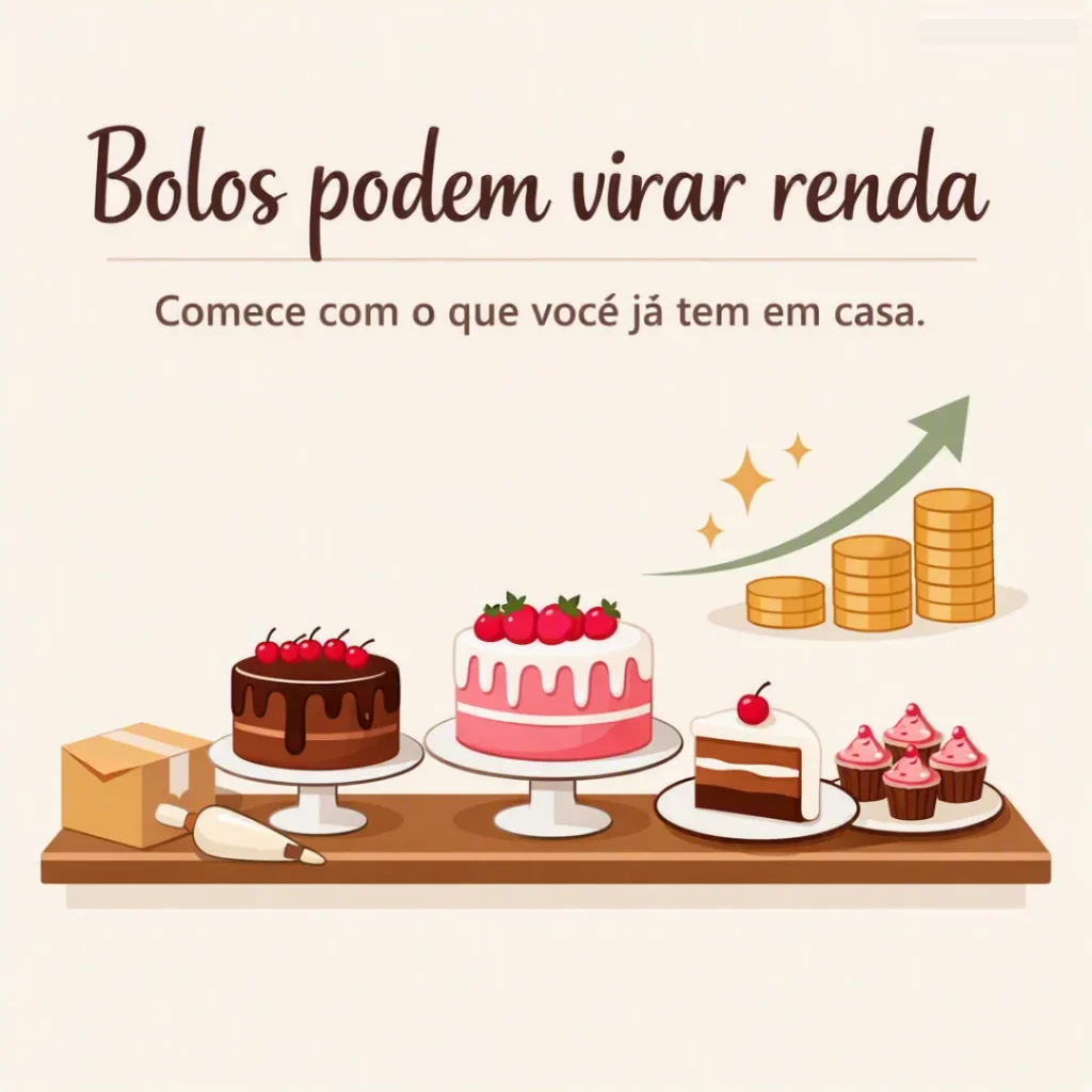 Bolos caseiros podem gerar renda extra com vendas
