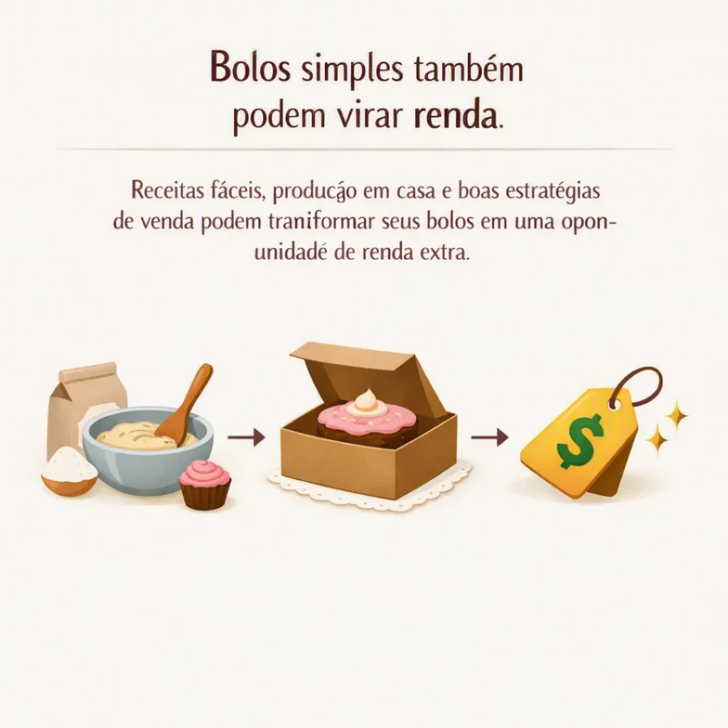 Bolos para vender com opções simples para começar em casa