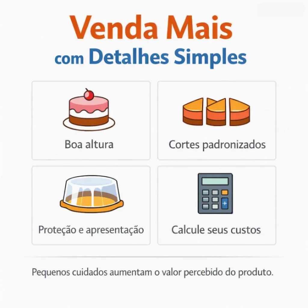 Dicas para aumentar as vendas de bolo de cenoura caseiro.