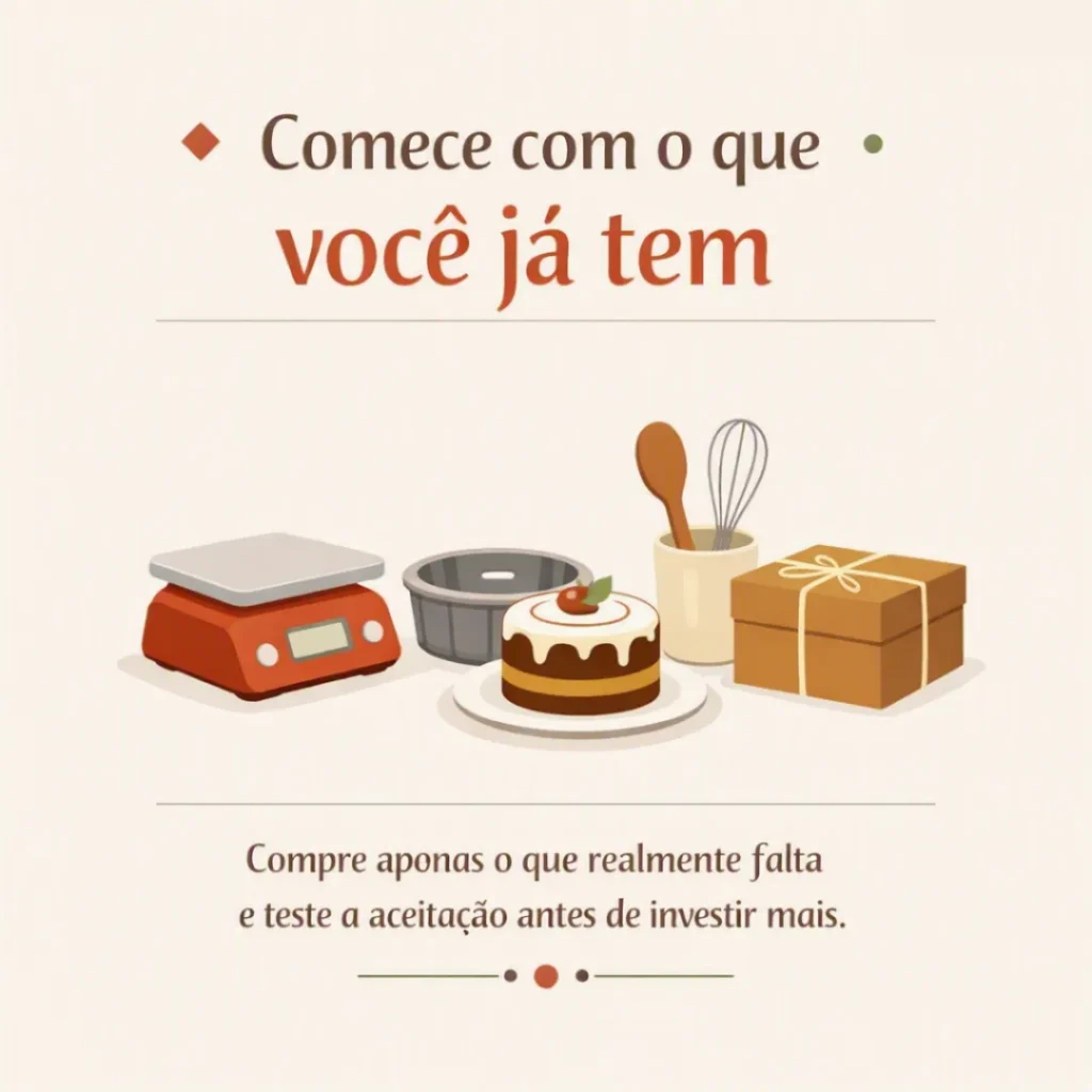 Card sobre começar a vender com o que você já tem