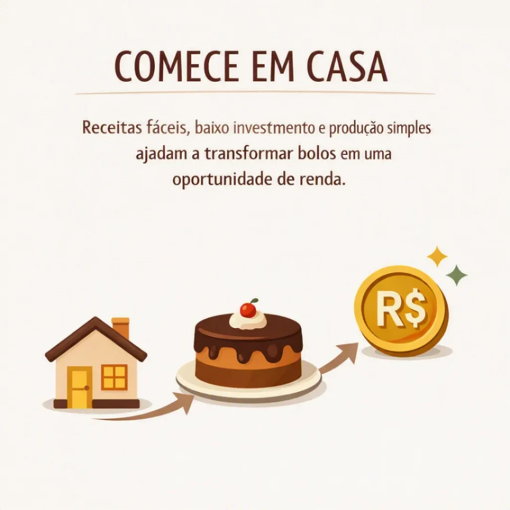 Começar a vender bolos em casa com pouco investimento