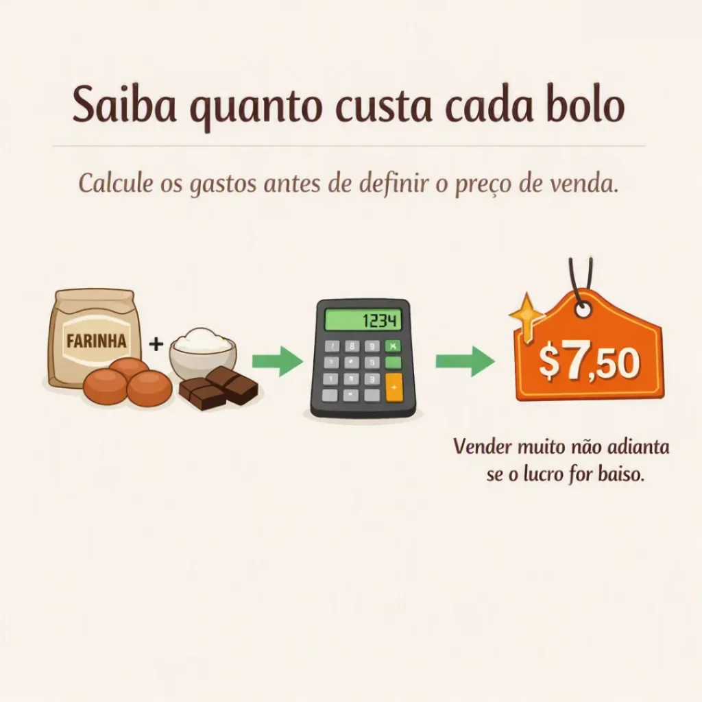 Como calcular o preço de venda de bolo caseiro
