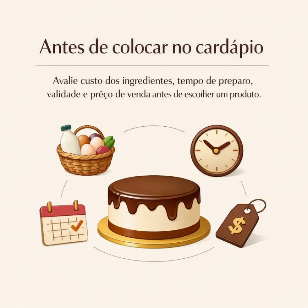 Pontos para escolher os melhores bolos para vender