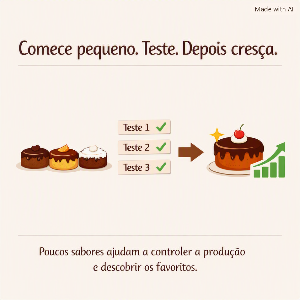 Custo para fazer bolo caseiro e calcular preço de venda