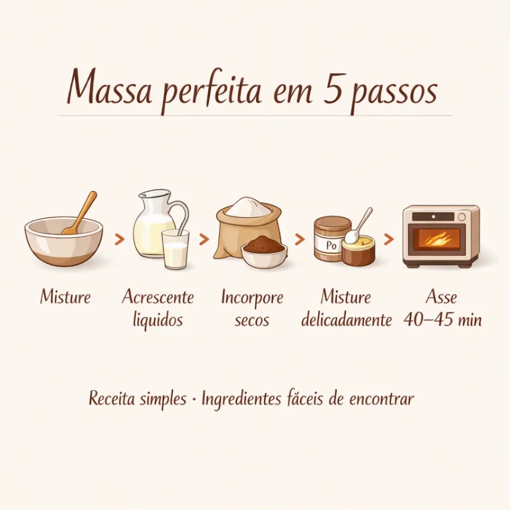 Passo a passo da receita de bolo caseiro para vender.