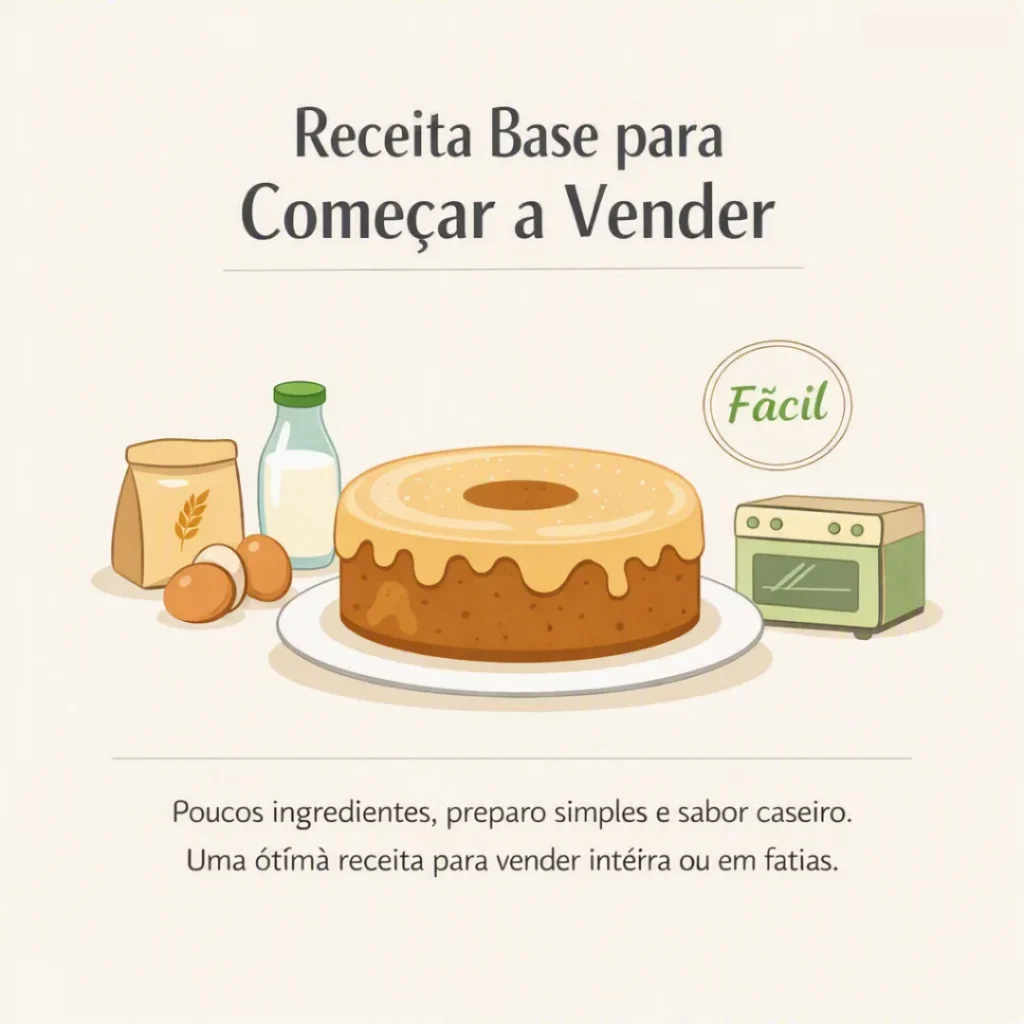 Receita de bolo caseiro simples para vender e gerar renda extra