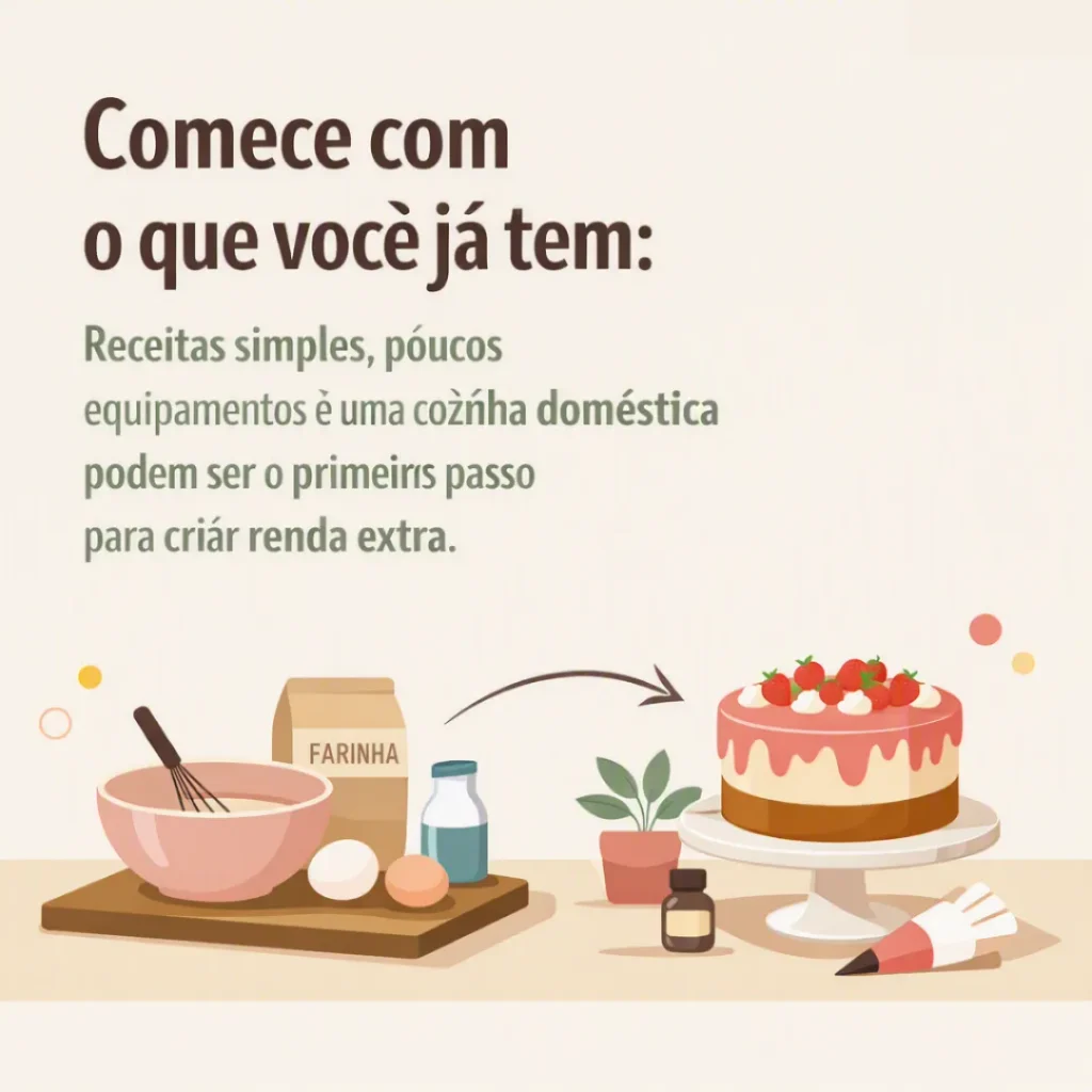 Receitas simples de bolos transformadas em oportunidades de venda