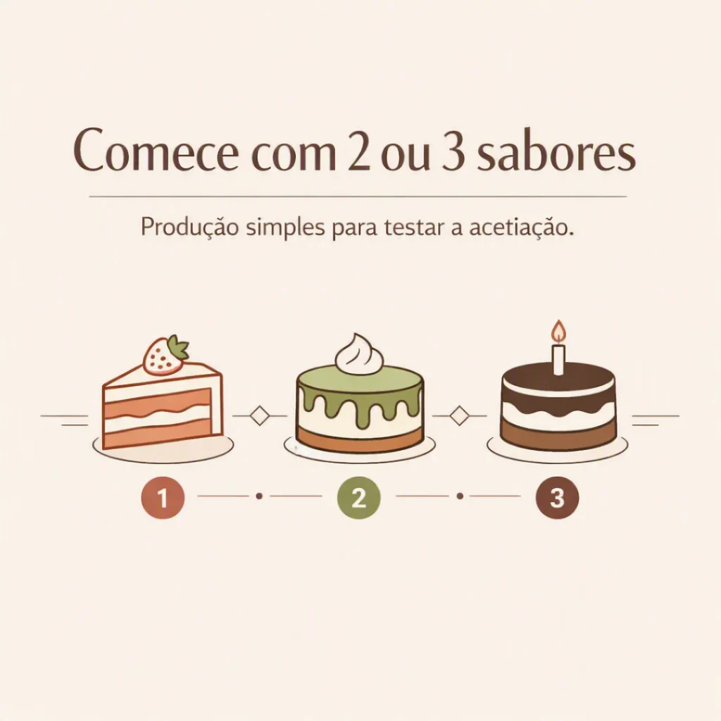 Três opções de sabores de bolo caseiro para começar a vender
