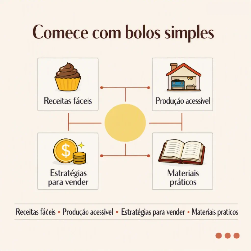 Orientações para começar a vender bolos simples e criar renda extra em casa